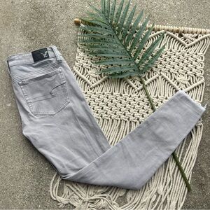American Eagle Grey Skinny Jeans Size 2 - Jegging